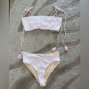 summer honey swim set Xtra large top medium bottoms